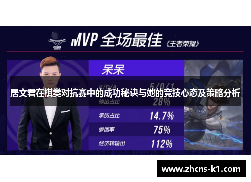 居文君在棋类对抗赛中的成功秘诀与她的竞技心态及策略分析 居文君在棋类对抗赛中的成功秘诀与她的竞技心态及策略分析