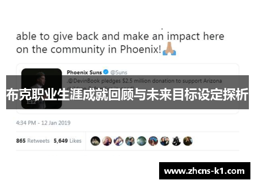 布克职业生涯成就回顾与未来目标设定探析 布克职业生涯成就回顾与未来目标设定探析