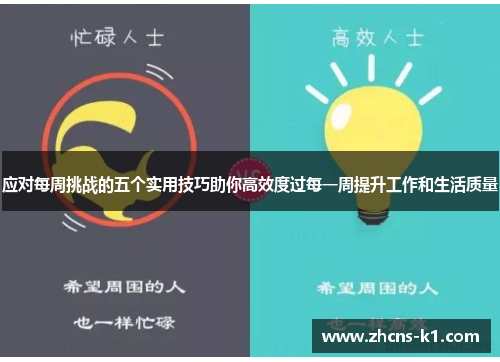 应对每周挑战的五个实用技巧助你高效度过每一周提升工作和生活质量